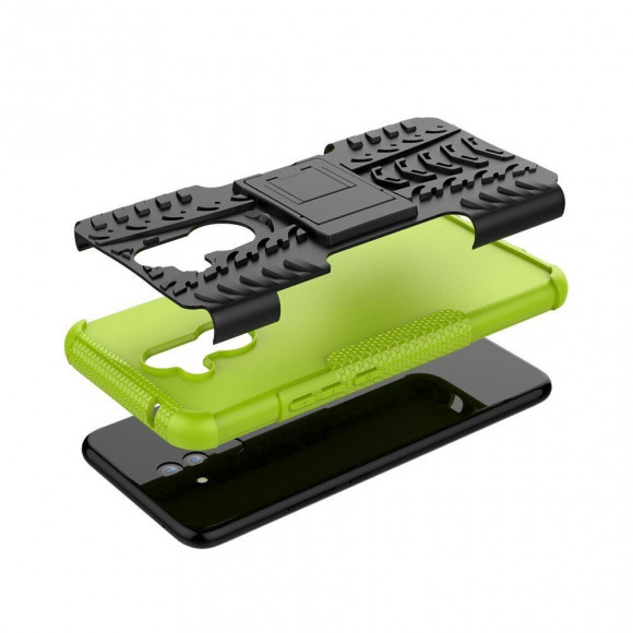 Чехол Hybrid Armor для Huawei Mate 20 Lite (черный + зеленый) Чехол Hybrid Armor для Huawei Mate 20 Lite (черный + зеленый)