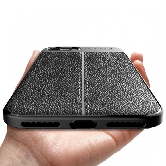 Чехол-накладка Litchi Grain для iPhone 8 / iPhone 7 / iPhone SE (2020) / iPhone SE (2022) (черный) Чехол-накладка Litchi Grain для iPhone 8 / iPhone 7 / iPhone SE (2020) / iPhone SE (2022) (черный)