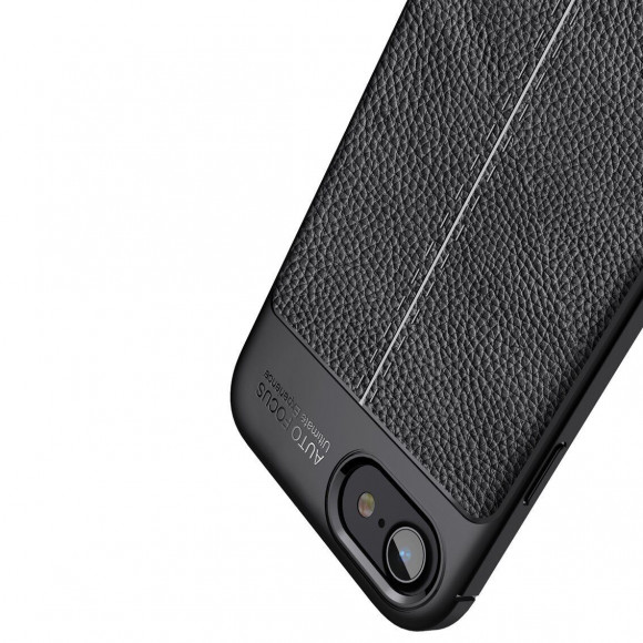 Чехол-накладка Litchi Grain для iPhone 8 / iPhone 7 / iPhone SE (2020) / iPhone SE (2022) (черный) Чехол-накладка Litchi Grain для iPhone 8 / iPhone 7 / iPhone SE (2020) / iPhone SE (2022) (черный)