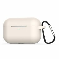 Силиконовый чехол для наушников Apple AirPods Pro (бежевый)