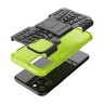 Чехол Hybrid Armor для iPhone 11 Pro (черный + зеленый)