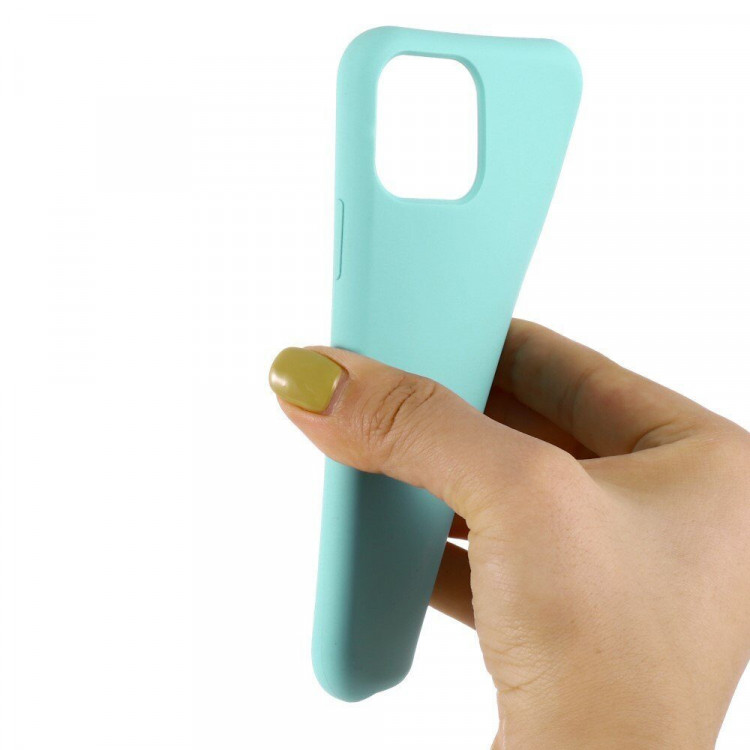 Силиконовый чехол Mobile Shell для iPhone 11 (бирюзовый)