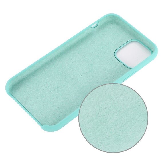 Силиконовый чехол Mobile Shell для iPhone 11 (бирюзовый)