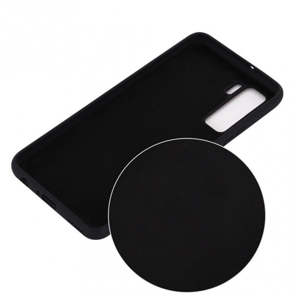 Силиконовый чехол Mobile Shell для Honor 30S (CDY-NX9A) (черный) Силиконовый чехол Mobile Shell для Honor 30S (CDY-NX9A) (черный)