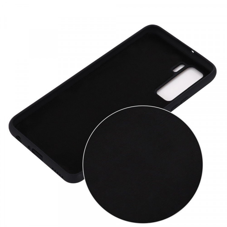 Силиконовый чехол Mobile Shell для Honor 30S (CDY-NX9A) (черный)