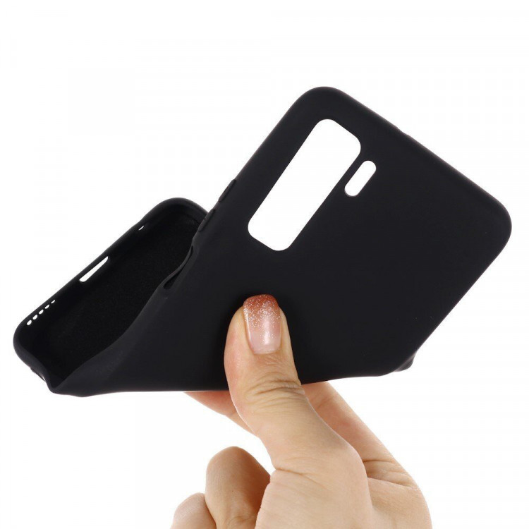 Силиконовый чехол Mobile Shell для Honor 30S (CDY-NX9A) (черный)