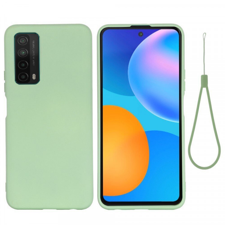 Силиконовый чехол Mobile Shell для Huawei P smart 2021 (зеленый)