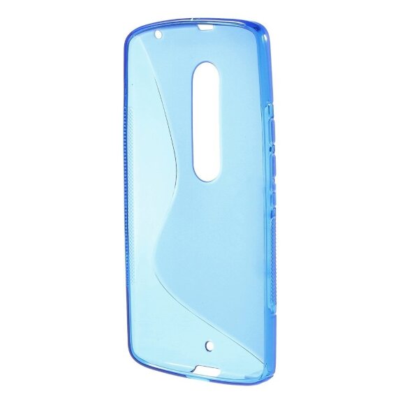 Нескользящий чехол для Motorola Moto X Style (голубой)