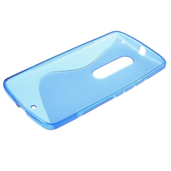 Нескользящий чехол для Motorola Moto X Style (голубой)