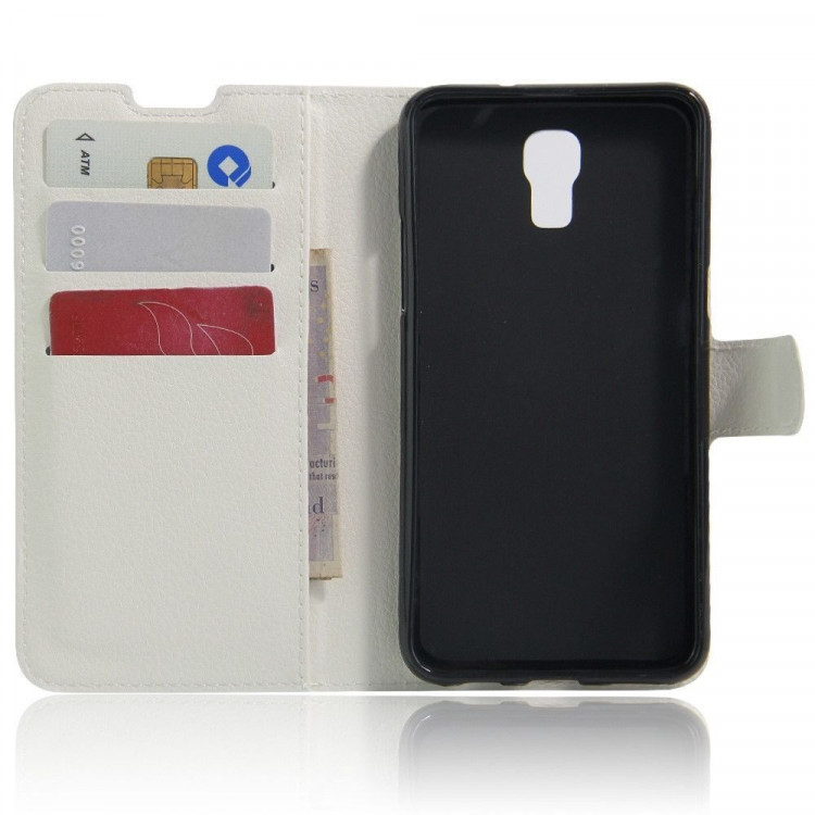 Чехол с визитницей для LG X Screen (белый)