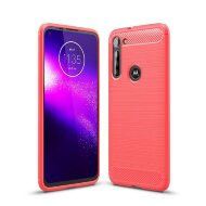 Чехол-накладка Carbon Fibre для Motorola Moto G8 Power (красный) Чехол-накладка Carbon Fibre для Motorola Moto G8 Power (красный)