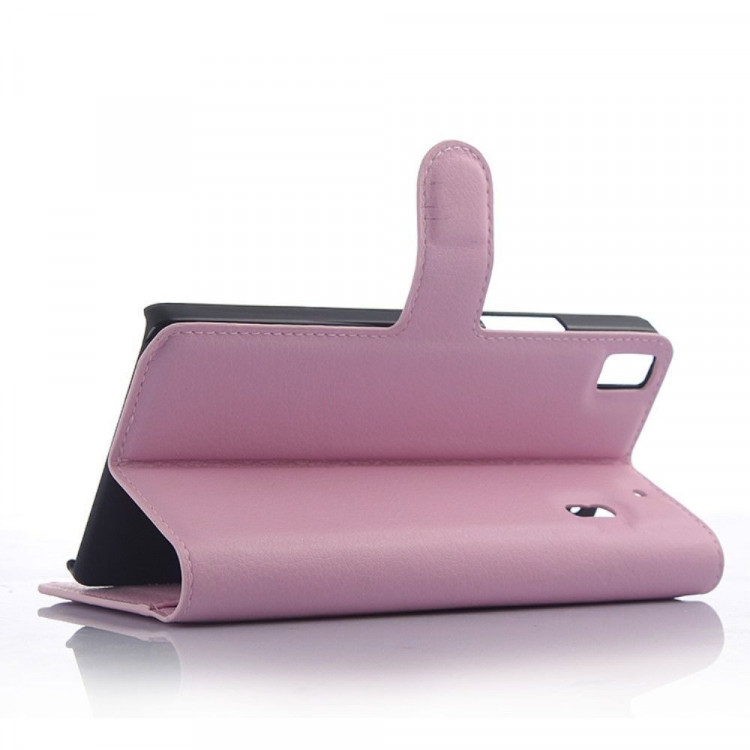 Чехол с визитницей для Lenovo A7000 / K3 Note (розовый)