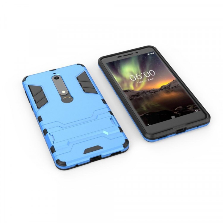 Чехол Duty Armor для Nokia 6 (2018) / Nokia 6.1 (голубой)