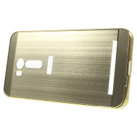 Алюминиевый бампер-чехол для ASUS ZenFone Go ZB551KL (золотой)