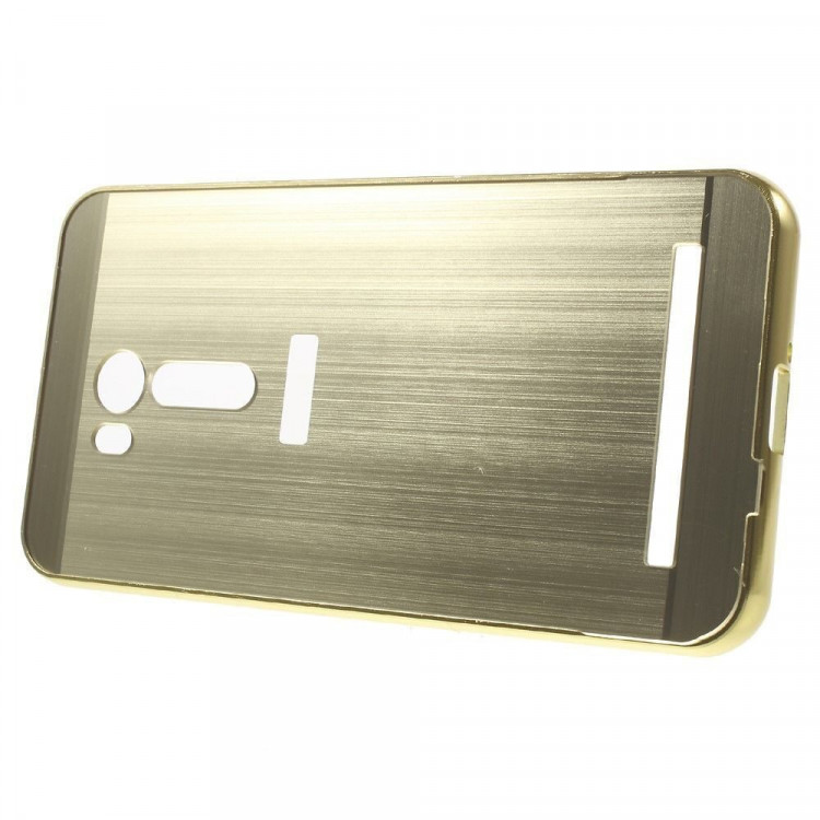 Алюминиевый бампер-чехол для ASUS ZenFone Go ZB551KL (золотой)