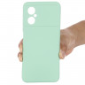 Силиконовый чехол Mobile Shell для Xiaomi Poco M4 5G Global (зеленый)