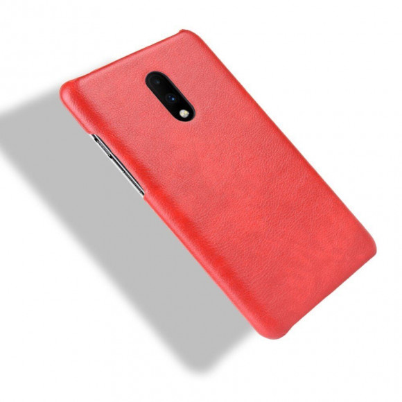 Кожаная накладка-чехол для OnePlus 7 (красный) Кожаная накладка-чехол для OnePlus 7 (красный)