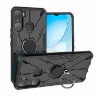 Чехол Armor Shockproof Ring Holder для Infinix Hot 12 Pro (черный) Чехол Armor Shockproof Ring Holder для Infinix Hot 12 Pro (черный)