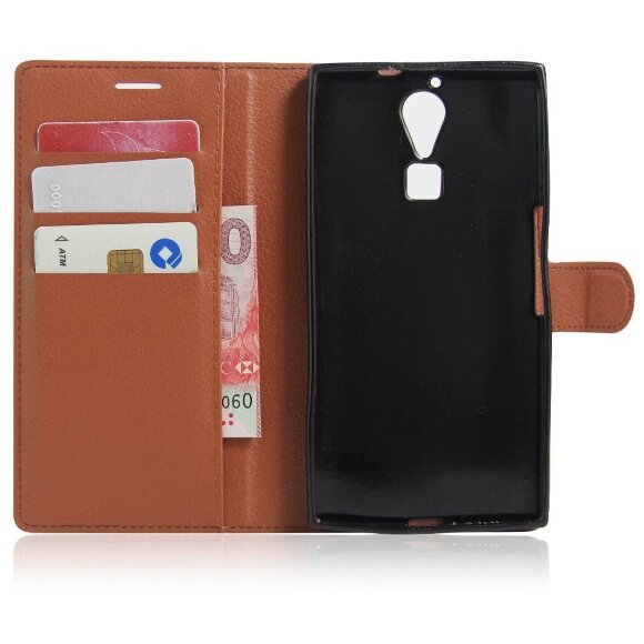 Чехол с визитницей для DOOGEE F5 / F5 Pro (коричневый) Чехол с визитницей для DOOGEE F5 / F5 Pro (коричневый)