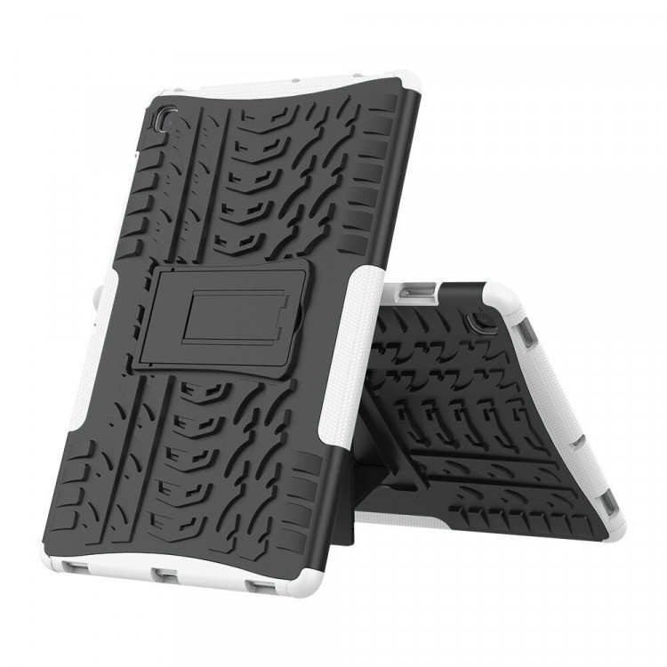 Чехол Hybrid Armor для Samsung Galaxy Tab S5e SM-T720 / SM-T725 (черный + белый)