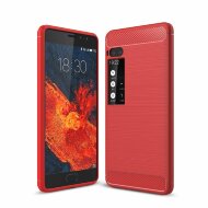 Чехол-накладка Carbon Fibre для Meizu Pro 7 (красный) Чехол-накладка Carbon Fibre для Meizu Pro 7 (красный)