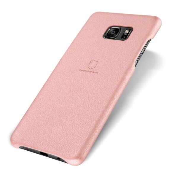 Кожаная накладка LENUO для Samsung Galaxy Note 7 (розовый)
