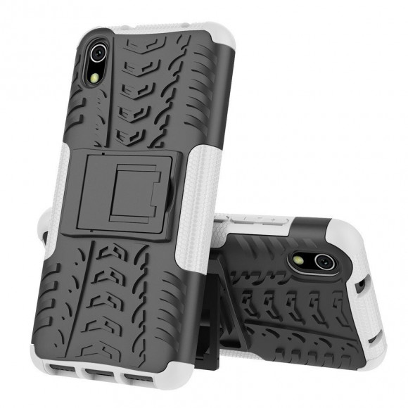 Чехол Hybrid Armor для Xiaomi Redmi 7A (черный + белый) Чехол Hybrid Armor для Xiaomi Redmi 7A (черный + белый)
