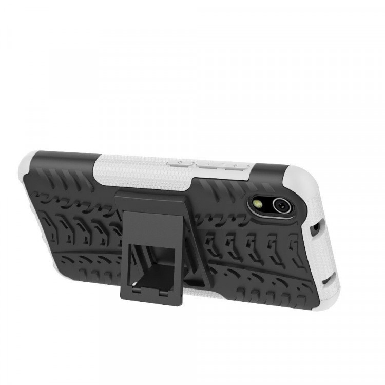 Чехол Hybrid Armor для Xiaomi Redmi 7A (черный + белый)
