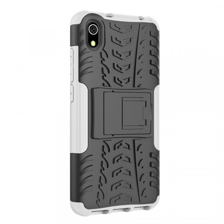 Чехол Hybrid Armor для Xiaomi Redmi 7A (черный + белый)