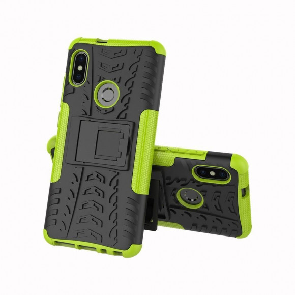 Чехол Hybrid Armor для Xiaomi Redmi Note 5 / 5 Pro (черный + зеленый) Чехол Hybrid Armor для Xiaomi Redmi Note 5 / 5 Pro (черный + зеленый)
