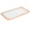 Алюминиевый бампер-чехол для Samsung Galaxy S7 Edge (розовое золото)