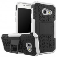 Чехол Hybrid Armor для Samsung Galaxy A3 (2017) SM-A320F (черный + белый)