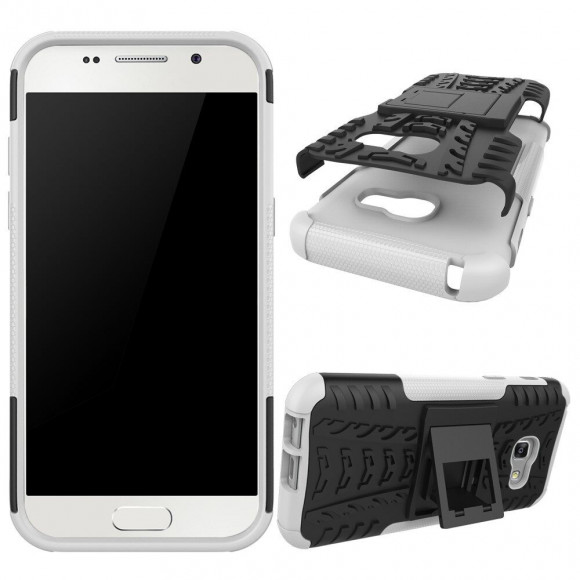 Чехол Hybrid Armor для Samsung Galaxy A3 (2017) SM-A320F (черный + белый) Чехол Hybrid Armor для Samsung Galaxy A3 (2017) SM-A320F (черный + белый)