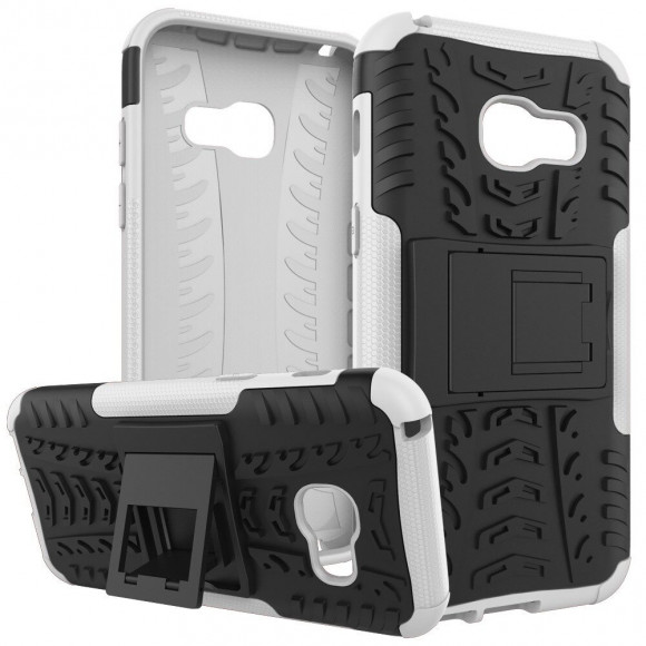Чехол Hybrid Armor для Samsung Galaxy A3 (2017) SM-A320F (черный + белый) Чехол Hybrid Armor для Samsung Galaxy A3 (2017) SM-A320F (черный + белый)