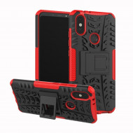 Чехол Hybrid Armor для Xiaomi Mi 6X / Xiaomi Mi A2 (черный + красный) Чехол Hybrid Armor для Xiaomi Mi 6X / Xiaomi Mi A2 (черный + красный)