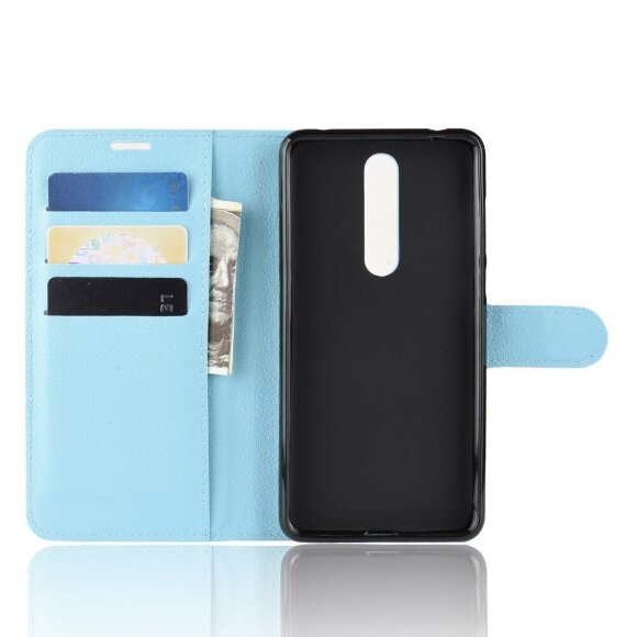 Чехол для Samsung Galaxy A6s (голубой) Чехол для Samsung Galaxy A6s (голубой)