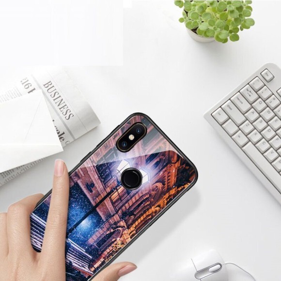 Чехол-накладка для Xiaomi Mi 8 SE (Street Lamp)