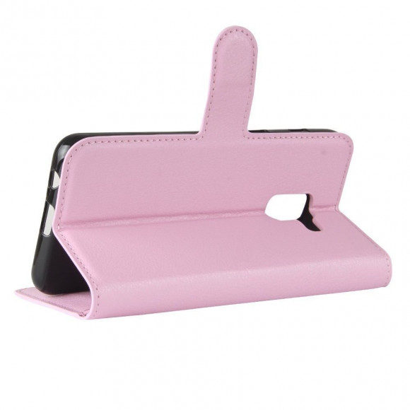 Чехол с визитницей для Samsung Galaxy A8 Plus (2018) (розовый) Чехол с визитницей для Samsung Galaxy A8 Plus (2018) (розовый)