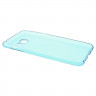 Тонкий чехол-накладка для Samsung Galaxy C5 (голубой)