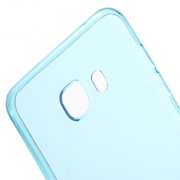 Тонкий чехол-накладка для Samsung Galaxy C5 (голубой)