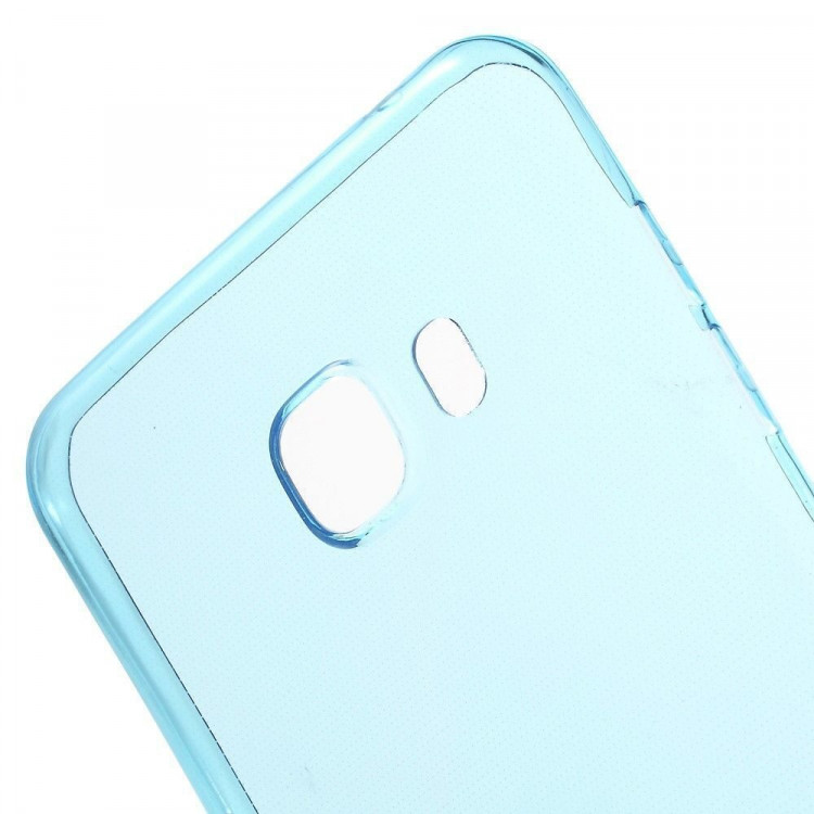 Тонкий чехол-накладка для Samsung Galaxy C5 (голубой)
