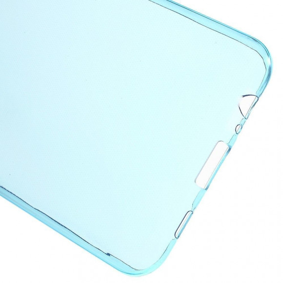 Тонкий чехол-накладка для Samsung Galaxy C5 (голубой)