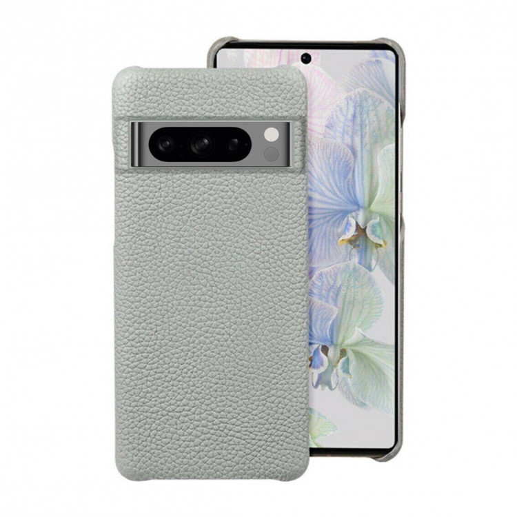 Кожаный чехол Cowhide для Google Pixel 8 Pro (серый)