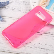 Нескользящий чехол для Samsung Galaxy S8 (малиновый)