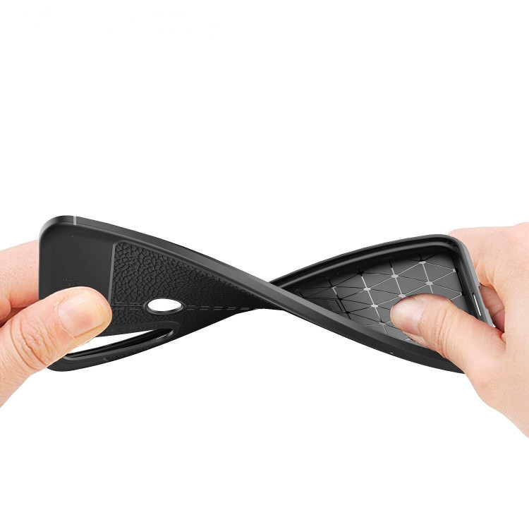 Чехол-накладка Litchi Grain для Xiaomi Redmi Note 8T (красный)