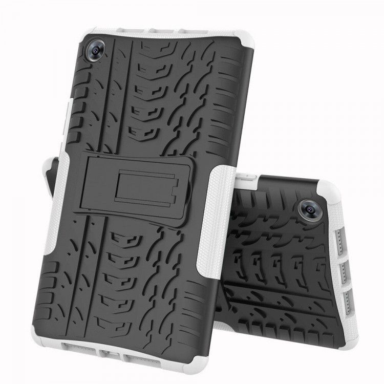 Чехол Hybrid Armor для Huawei MediaPad M5 8.4 (черный + белый)