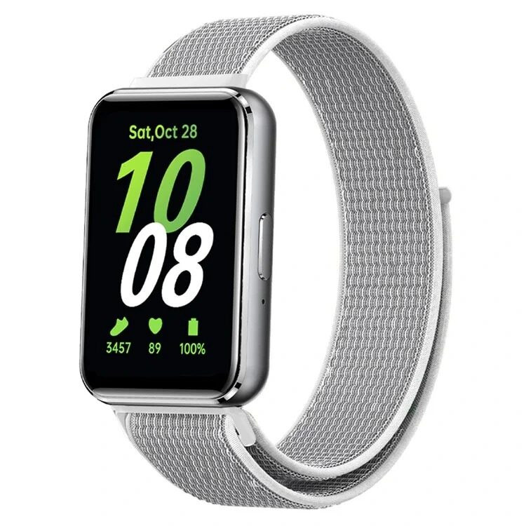 Нейлоновый ремешок для Samsung Galaxy Fit 3 SM-R390 (серый)