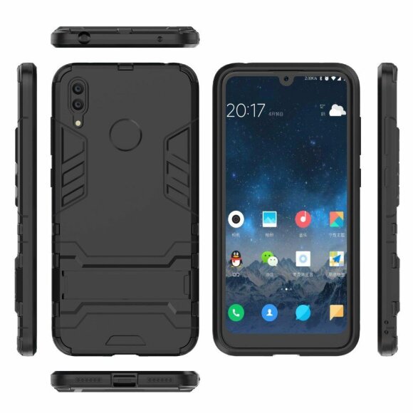 Чехол Duty Armor для Huawei Y7 (2019) / Y7 Prime (2019) (черный)