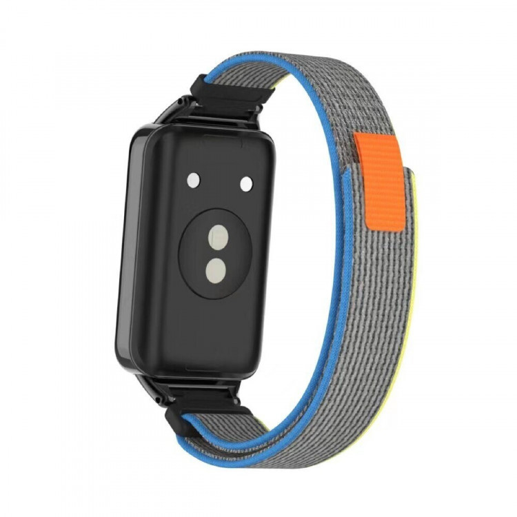 Ремешок с нейлоновой петлей для Honor Band 9 (серый)