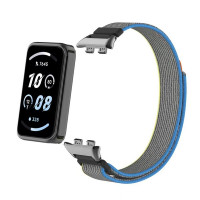 Ремешок с нейлоновой петлей для Honor Band 9 (серый)